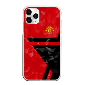 Чехол для iPhone 11 Pro Max матовый с принтом F C M U 2018 STAR в Тюмени, Силикон |  | fc | manchester united | манчестер юнайтед | спорт | спортивные | фк | футбол | футбольный клуб