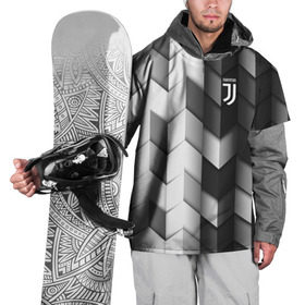 Накидка на куртку 3D с принтом Juventus 2018 Geometry Sport в Тюмени, 100% полиэстер |  | fc | juventus | спорт | спортивные | фк | футбол | футбольный клуб | ювентус