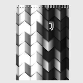 Скетчбук с принтом Juventus 2018 Geometry Sport в Тюмени, 100% бумага
 | 48 листов, плотность листов — 100 г/м2, плотность картонной обложки — 250 г/м2. Листы скреплены сверху удобной пружинной спиралью | Тематика изображения на принте: fc | juventus | спорт | спортивные | фк | футбол | футбольный клуб | ювентус