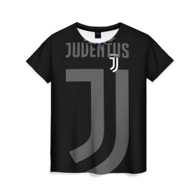 Женская футболка 3D с принтом Juventus 2018 Original в Тюмени, 100% полиэфир ( синтетическое хлопкоподобное полотно) | прямой крой, круглый вырез горловины, длина до линии бедер | fc | juventus | спорт | спортивные | фк | футбол | футбольный клуб | ювентус