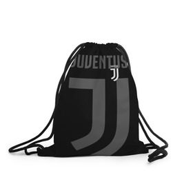 Рюкзак-мешок 3D с принтом Juventus 2018 Original в Тюмени, 100% полиэстер | плотность ткани — 200 г/м2, размер — 35 х 45 см; лямки — толстые шнурки, застежка на шнуровке, без карманов и подкладки | fc | juventus | спорт | спортивные | фк | футбол | футбольный клуб | ювентус