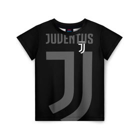 Детская футболка 3D с принтом Juventus 2018 Original в Тюмени, 100% гипоаллергенный полиэфир | прямой крой, круглый вырез горловины, длина до линии бедер, чуть спущенное плечо, ткань немного тянется | Тематика изображения на принте: fc | juventus | спорт | спортивные | фк | футбол | футбольный клуб | ювентус