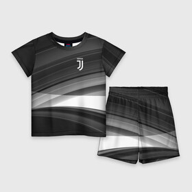 Детский костюм с шортами 3D с принтом Juventus 2018 Original в Тюмени,  |  | Тематика изображения на принте: fc | juventus | спорт | спортивные | фк | футбол | футбольный клуб | ювентус