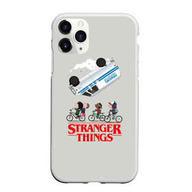 Чехол для iPhone 11 Pro матовый с принтом Очень Странные дела в Тюмени, Силикон |  | stranger things | очень странные дела