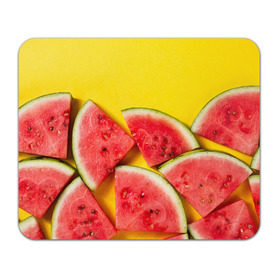 Коврик прямоугольный с принтом арбуз в Тюмени, натуральный каучук | размер 230 х 185 мм; запечатка лицевой стороны | Тематика изображения на принте: berry | food | fruit | health | rest | summer | vegan | vegetarianism | vitamins | watermelon | арбуз | веган | вегетарианство | витамины | еда | здоровье | лето | отдых | фрукты | ягода