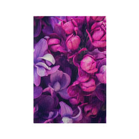 Обложка для паспорта матовая кожа с принтом цветы в Тюмени, натуральная матовая кожа | размер 19,3 х 13,7 см; прозрачные пластиковые крепления | botany | bouquet | flowers | fuchsia | leaves | magnolia | peony | pink | vintage | ботаника | букет | винтаж | листья | магнолия | пион | розовый | фуксия | цветы