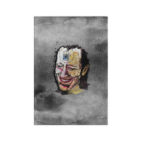 Обложка для паспорта матовая кожа с принтом Кровосток в Тюмени, натуральная матовая кожа | размер 19,3 х 13,7 см; прозрачные пластиковые крепления | Тематика изображения на принте: кровосток | шыло