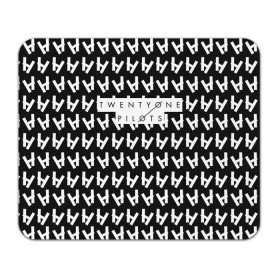 Коврик прямоугольный с принтом Twenty One Pilots в Тюмени, натуральный каучук | размер 230 х 185 мм; запечатка лицевой стороны | rock | t.o.p. | top | twenty one pilots | рок