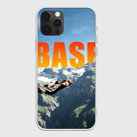 Чехол для iPhone 12 Pro с принтом base jumping в Тюмени, силикон | область печати: задняя сторона чехла, без боковых панелей | adrenaline | b.a.s.e. | base jumping | danger | extreme | freedom | height | jump | parachute | risk | skydive | адреналин | бейс | бейсджампинг | высота | парашют | прыжок | риск | свобода | экстрим