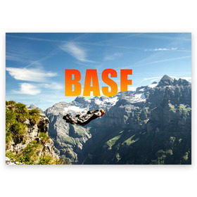 Поздравительная открытка с принтом base jumping в Тюмени, 100% бумага | плотность бумаги 280 г/м2, матовая, на обратной стороне линовка и место для марки
 | adrenaline | b.a.s.e. | base jumping | danger | extreme | freedom | height | jump | parachute | risk | skydive | адреналин | бейс | бейсджампинг | высота | парашют | прыжок | риск | свобода | экстрим
