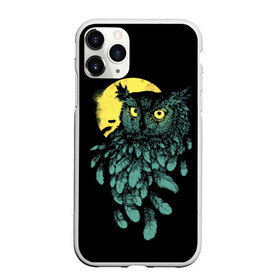 Чехол для iPhone 11 Pro матовый с принтом Филин в Тюмени, Силикон |  | bird | moon | mystery | night | owl | predator | view | watch | взгляд | дозор | луна | мистика | ночь | птица | сова | филин | хищник