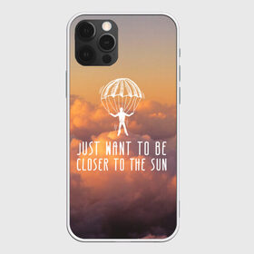 Чехол для iPhone 12 Pro Max с принтом skydive в Тюмени, Силикон |  | Тематика изображения на принте: adrenaline | base jumping | extreme | jump | parachute | sky | skydive | адреналин | бейс | бейсджампинг | высота | небо | облака | парашют | полет | прыжок | риск | самолет | свобода | экстрим