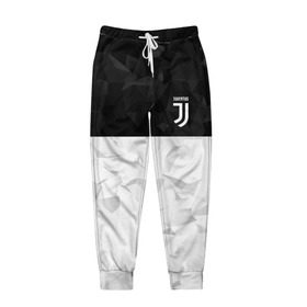 Мужские брюки 3D с принтом Juventus 2018 Black and White в Тюмени, 100% полиэстер | манжеты по низу, эластичный пояс регулируется шнурком, по бокам два кармана без застежек, внутренняя часть кармана из мелкой сетки | fc | juventus | спорт | спортивные | фк | футбол | футбольный клуб | ювентус