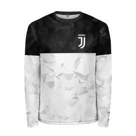 Мужской лонгслив 3D с принтом Juventus 2018 Black and White в Тюмени, 100% полиэстер | длинные рукава, круглый вырез горловины, полуприлегающий силуэт | Тематика изображения на принте: fc | juventus | спорт | спортивные | фк | футбол | футбольный клуб | ювентус