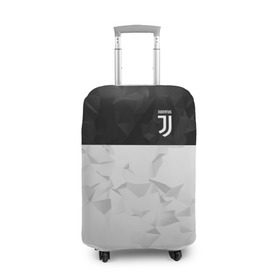 Чехол для чемодана 3D с принтом Juventus 2018 Black and White в Тюмени, 86% полиэфир, 14% спандекс | двустороннее нанесение принта, прорези для ручек и колес | fc | juventus | спорт | спортивные | фк | футбол | футбольный клуб | ювентус