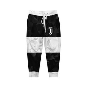 Детские брюки 3D с принтом Juventus 2018 White Line в Тюмени, 100% полиэстер | манжеты по низу, эластичный пояс регулируется шнурком, по бокам два кармана без застежек, внутренняя часть кармана из мелкой сетки | fc | juventus | спорт | спортивные | фк | футбол | футбольный клуб | ювентус