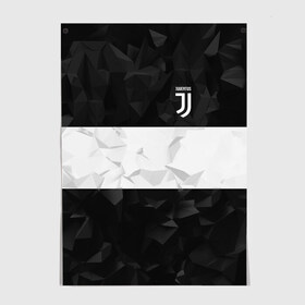 Постер с принтом Juventus White Line в Тюмени, 100% бумага
 | бумага, плотность 150 мг. Матовая, но за счет высокого коэффициента гладкости имеет небольшой блеск и дает на свету блики, но в отличии от глянцевой бумаги не покрыта лаком | fc | juventus | спорт | спортивные | фк | футбол | футбольный клуб | ювентус