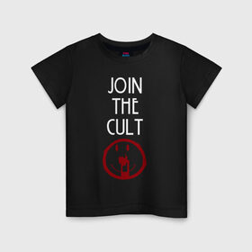 Детская футболка хлопок с принтом Cult в Тюмени, 100% хлопок | круглый вырез горловины, полуприлегающий силуэт, длина до линии бедер | ahs | american horror story | американская история ужасов