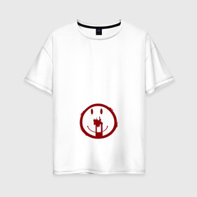 Женская футболка хлопок Oversize с принтом Cult в Тюмени, 100% хлопок | свободный крой, круглый ворот, спущенный рукав, длина до линии бедер
 | ahs | american horror story | американская история ужасов