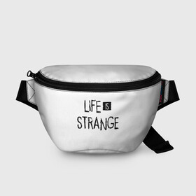 Поясная сумка 3D с принтом Life is Strange в Тюмени, 100% полиэстер | плотная ткань, ремень с регулируемой длиной, внутри несколько карманов для мелочей, основное отделение и карман с обратной стороны сумки застегиваются на молнию | life is strange 2 | игра | лайф ис стрэндж | надпись