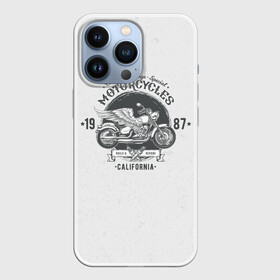 Чехол для iPhone 13 Pro с принтом Vintage motocycle в Тюмени,  |  | harley | motorbike | motorcycle | race | rider | ryder | skull | speed | байк | гонки | гонщик | мото | мотобайк | мотоцикл | райдер | скорость | харлей | череп