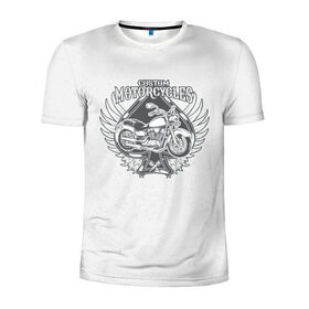Мужская футболка 3D спортивная с принтом Vintage motocycle 4 в Тюмени, 100% полиэстер с улучшенными характеристиками | приталенный силуэт, круглая горловина, широкие плечи, сужается к линии бедра | Тематика изображения на принте: 
