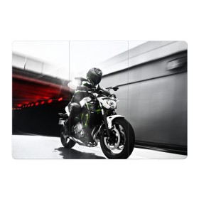 Магнитный плакат 3Х2 с принтом Kawasaki в Тюмени, Полимерный материал с магнитным слоем | 6 деталей размером 9*9 см | motorbike | motorcycle | race | rider | ryder | speed | yamaha | байк | гонки | гонщик | кавасаки | мото | мотобайк | мотоцикл | райдер | скорость | ямаха