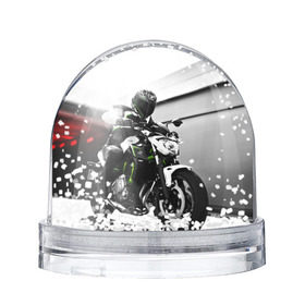 Снежный шар с принтом Kawasaki в Тюмени, Пластик | Изображение внутри шара печатается на глянцевой фотобумаге с двух сторон | motorbike | motorcycle | race | rider | ryder | speed | yamaha | байк | гонки | гонщик | кавасаки | мото | мотобайк | мотоцикл | райдер | скорость | ямаха