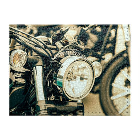 Обложка для студенческого билета с принтом Vintage motocycle в Тюмени, натуральная кожа | Размер: 11*8 см; Печать на всей внешней стороне | harley | motorbike | motorcycle | race | rider | ryder | speed | байк | гонки | гонщик | мото | мотобайк | мотоцикл | райдер | скорость | харлей