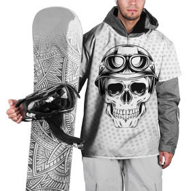 Накидка на куртку 3D с принтом Wild rider в Тюмени, 100% полиэстер |  | harley | motorbike | motorcycle | race | rider | ryder | skull | speed | байк | гонки | гонщик | мото | мотобайк | мотоцикл | райдер | скорость | харлей | череп