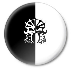 Значок с принтом Lordi в Тюмени,  металл | круглая форма, металлическая застежка в виде булавки | amen | hella | lord | lordi | mana | mr. lordi | ox | лорд | лорди | мистер