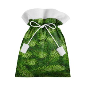 Подарочный 3D мешок с принтом Ёлочка в Тюмени, 100% полиэстер | Размер: 29*39 см | Тематика изображения на принте: веточки | елка | новогодняя ёлка | новый год | природа | рождество | сосна | текстуры | хвойные