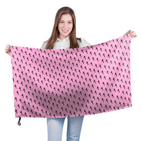 Флаг 3D с принтом LiL PEEP Pattern в Тюмени, 100% полиэстер | плотность ткани — 95 г/м2, размер — 67 х 109 см. Принт наносится с одной стороны | lil peep. cry baby | лил пип