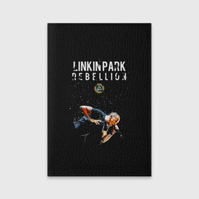 Обложка для паспорта матовая кожа с принтом Честер Linkin Park в Тюмени, натуральная матовая кожа | размер 19,3 х 13,7 см; прозрачные пластиковые крепления | Тематика изображения на принте: chester bennington | linkin park | беннингтон честер | линкин парк