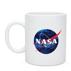 Кружка с принтом NASA в Тюмени, керамика | объем — 330 мл, диаметр — 80 мм. Принт наносится на бока кружки, можно сделать два разных изображения | nasa | астронавт | астрофизика | космическое агенство | космонавт | космос | наса | скафандр   | шлем