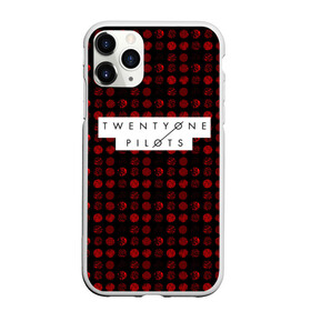 Чехол для iPhone 11 Pro матовый с принтом Twenty One Pilots Red в Тюмени, Силикон |  | rock | t.o.p. | top | twenty one pilots | рок