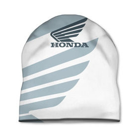 Шапка 3D с принтом Honda в Тюмени, 100% полиэстер | универсальный размер, печать по всей поверхности изделия | car | honda | moto | motorbike | race | авто | автомобиль | гонки | марка | машина | мотоцикл | хонда