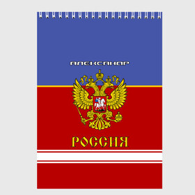 Скетчбук с принтом Хоккеист Александр в Тюмени, 100% бумага
 | 48 листов, плотность листов — 100 г/м2, плотность картонной обложки — 250 г/м2. Листы скреплены сверху удобной пружинной спиралью | russia | александр | герб | золотой | игра | красно | надпись | россии | российска | россия | русская | русский | рф | санек | саня | саша | сборная | синяя | форма | хоккей | хоккейная