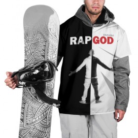 Накидка на куртку 3D с принтом Rap God Eminem в Тюмени, 100% полиэстер |  | 