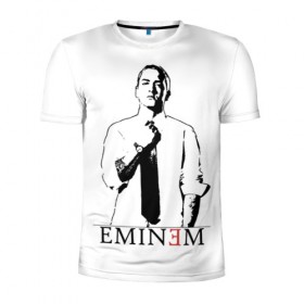 Мужская футболка 3D спортивная с принтом Eminem в Тюмени, 100% полиэстер с улучшенными характеристиками | приталенный силуэт, круглая горловина, широкие плечи, сужается к линии бедра | actor | american rapper | composer | eminem | music | rap | record producer | актёр | американский | композитор | музыка | музыкальный продюсер | рэп | рэпер