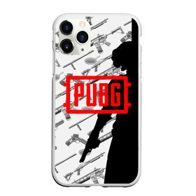 Чехол для iPhone 11 Pro матовый с принтом PUBG WEAPONS в Тюмени, Силикон |  | playerunknowns battlegrounds | pubg