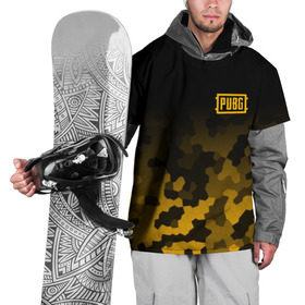 Накидка на куртку 3D с принтом PUBG Military в Тюмени, 100% полиэстер |  | Тематика изображения на принте: battle royal | playerunknowns battlegrounds | pubg | пабг | пубг