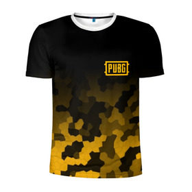 Мужская футболка 3D спортивная с принтом PUBG Military в Тюмени, 100% полиэстер с улучшенными характеристиками | приталенный силуэт, круглая горловина, широкие плечи, сужается к линии бедра | battle royal | playerunknowns battlegrounds | pubg | пабг | пубг
