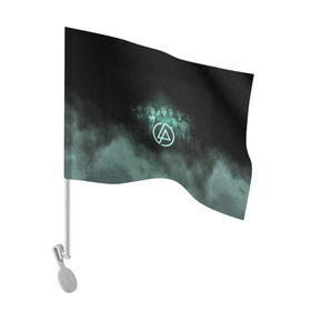 Флаг для автомобиля с принтом Группа Linkin Park в Тюмени, 100% полиэстер | Размер: 30*21 см | chester bennington | linkin park | беннингтон честер | линкин парк | майк