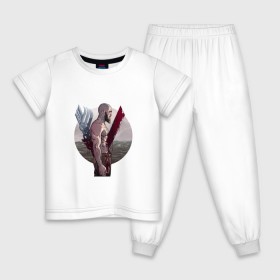 Детская пижама хлопок с принтом Викинги 4 в Тюмени, 100% хлопок |  брюки и футболка прямого кроя, без карманов, на брюках мягкая резинка на поясе и по низу штанин
 | 