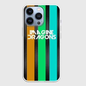 Чехол для iPhone 13 Pro с принтом IMAGINE DRAGONS в Тюмени,  |  | evolve | imagine dragons | new age | абстракция | вокалист | геометрия | группа | драгонс | известные | линии | личности | надписи | полосы | реп | рок | триколор | фирменные цвета | яркие