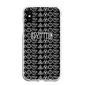 Чехол для iPhone XS Max матовый с принтом Led Zeppelin в Тюмени, Силикон | Область печати: задняя сторона чехла, без боковых панелей | led | led zeppelin | блюз | группа | джимми пейдж | джон генри бонэм | джон пол джонс | лед зепелен | лед зеппелин | метал | роберт плант | рок | тяжелый | фолк | хард | хардрок | хеви | хевиметал