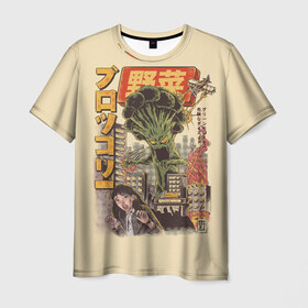 Мужская футболка 3D с принтом Брокколи в Тюмени, 100% полиэфир | прямой крой, круглый вырез горловины, длина до линии бедер | Тематика изображения на принте: chinese | monster | monsters | китай | монстр | монстры | овощи