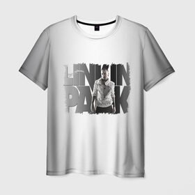 Мужская футболка 3D с принтом Linkin Park в Тюмени, 100% полиэфир | прямой крой, круглый вырез горловины, длина до линии бедер | bennington | chester | linkin park | альтернативный | беннингтон | группа | ленкин | линкин | майк | метал | музыкант | ню | нюметал | парк | певец | рок | рэп | честер | электроник