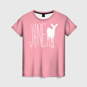 Женская футболка 3D с принтом Мах. Life is Strange в Тюмени, 100% полиэфир ( синтетическое хлопкоподобное полотно) | прямой крой, круглый вырез горловины, длина до линии бедер | deer | jane | life is strange | олень